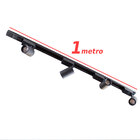 Trilho Eletrificado 1m + 4 Spots 7w 4000k Bivolt Preto St495