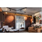 Trilho Eletrificado 1m + 5 Spot Led 20w 3000k Bivolt Preto