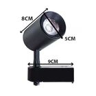 Trilho Eletrificado 1m + 5 Spot Led 7w 3000k Bivolt Preto