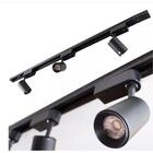 Trilho Eletrificado 1m E 3 Spot Led 10w 3000k Bivolt Preto