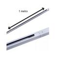 Trilho Eletrificado 1m E 4 Spot Led 10w 3000k Bivolt Branco