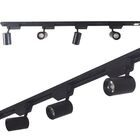 Trilho Eletrificado 2m + 4 Spot Led 7w 3000k Bivolt Preto