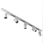 Trilho Eletrificado 2m + 5 Spot Led 7w 3000k Bivolt Branco