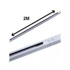 Trilho Eletrificado 2m + 6 Spot Led 7w 3000k Bivolt Branco