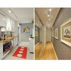 Trilho Eletrificado 2m + 8 Spot Led 7w 3000k Bivolt Branco