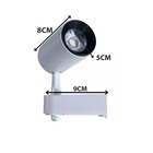 Trilho Eletrificado 2m + 8 Spot Led 7w 4000k Bivolt Branco