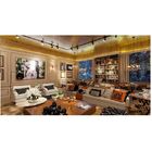 Trilho Eletrificado 3m + 9 Spot Led 7w 3000k Bivolt Preto