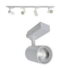 Trilho Eletrificado 3m E 6 Spot Led 10w 3000k Bivolt Branco