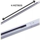 Trilho Eletrificado 4m + 9 Spot Led 7w 6000k Bivolt Branco