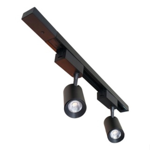 Trilho Eletrificado 50 Cm + 2 Spots Led 10w Branco Frio 6000k