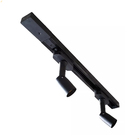 Trilho Eletrificado 50 Cm + 2 Spots Soquete E27 Bivolt Preto
