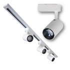 Trilho Eletrificado Com 3 Spot Direcionavel 1 Metro Branco Le