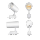Trilho Eletrificado De 1m Com 3 Spots Led Branco 7w 3000k