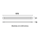 Trilho Eletrificado De Sobrepor Slim Para Spot Blumenau Com 1