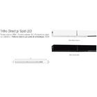 Trilho Eletrificado Para Spot Taschibra Direct Com 1 Metro Bi