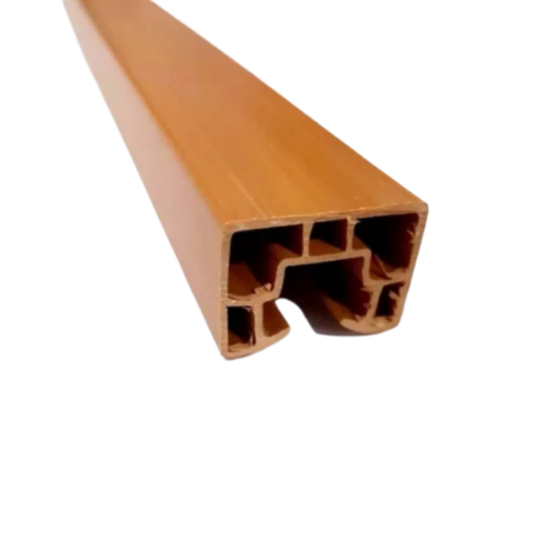 Trilho Guia Porta Sanfonada De Pvc Bcf 60 Cm Cerejeira