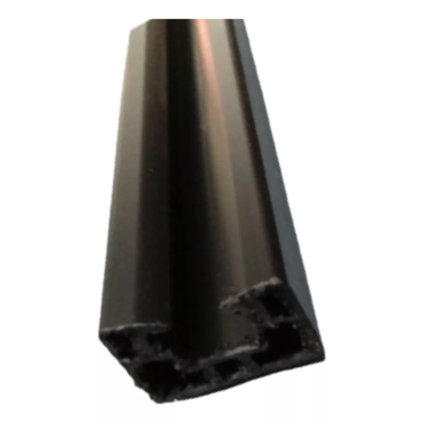 Trilho Guia Porta Sanfonada De Pvc Bcf 80 Cm Preto