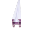 Trilho Guia Porta Sanfonada De Pvc Plasbil 60 Cm Branco