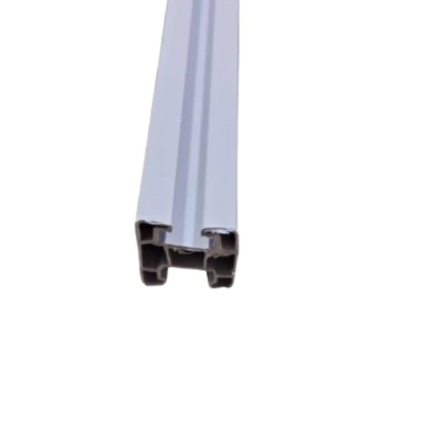 Trilho Guia Porta Sanfonada De Pvc Plasbil 60 Cm Cinza