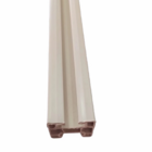 Trilho Guia Porta Sanfonada De Pvc Plasbil 90 Cm Bege