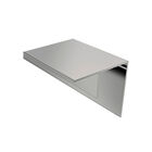 Trilho Inferior Ss 150+ 3 Metros Alumínio Fosco