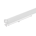 Trilho Magnético 1m IP20 Sobrepor Branco Gaya