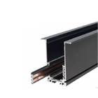 Trilho Magnético de Alumínio Embutir 1 Metro com Presilhas