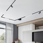 Trilho Magnético de Embutir 1,5 Metros com Presilhas – Cor Pr