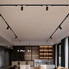 Trilho Magnético de Embutir 1m com Presilhas – Cor Preta