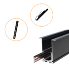 Trilho Magnético Embutir 1 Metro C/ Presilhas + 2 Pontual Fix