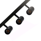 Trilho Magnético Embutir 1m + 3 Spot Direcionável Led 10w Bra