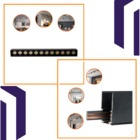 Trilho Magnético Sobrepor 1 Metro + 2 Pontual Fixa 12w + Font