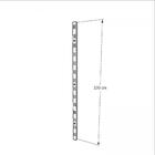 Trilho P/ Cremalheira C/ Furação Dupla 100 Cm 1 Branco Modelo