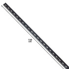 Trilho para Prateleira Alumínio Ordenare Regulável 150x2cm Preto