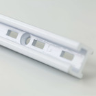 Trilho para Prateleira Alumínio Ordenare Regulável 200x2cm Branco