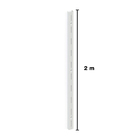 Trilho Simples Encaixe Branco 2m Brasforma
