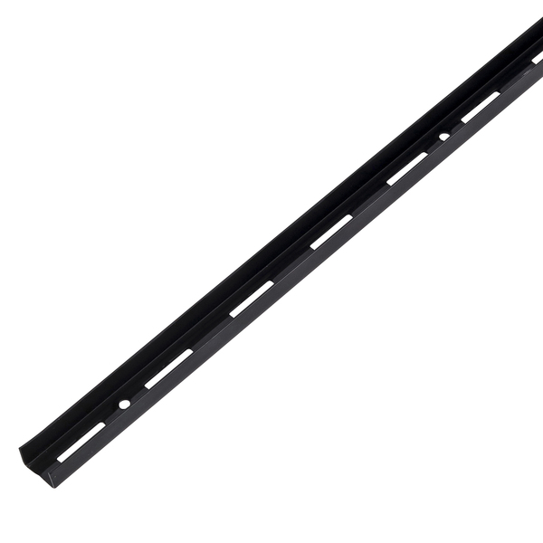 Trilho Simples Encaixe Preto 50cm Brasforma