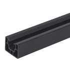 Trilho Superior de Porta Sanfonada PVC 25cm Preto BCF