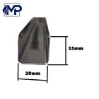 Trilho Suporte Para Churrasqueira Perfil U 40cm 6 Peças Aço I