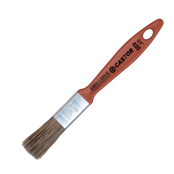 Trincha Castor Pratica 400 - 3/4 Cerda Gris