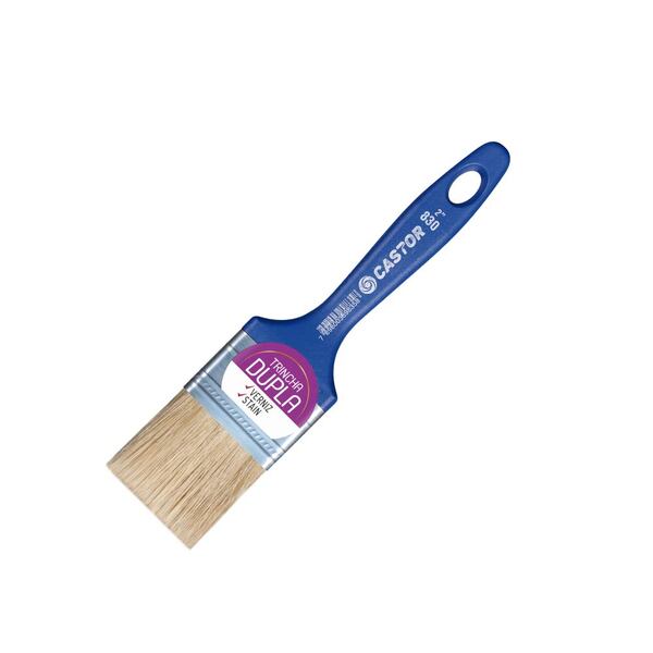 Trincha Dupla 2" Cerdas Brancas Série 830 - Castor