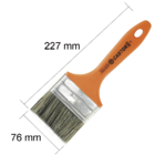 Trincha Para Pintura 3" Cerdas Gris  Série 600 - Castor