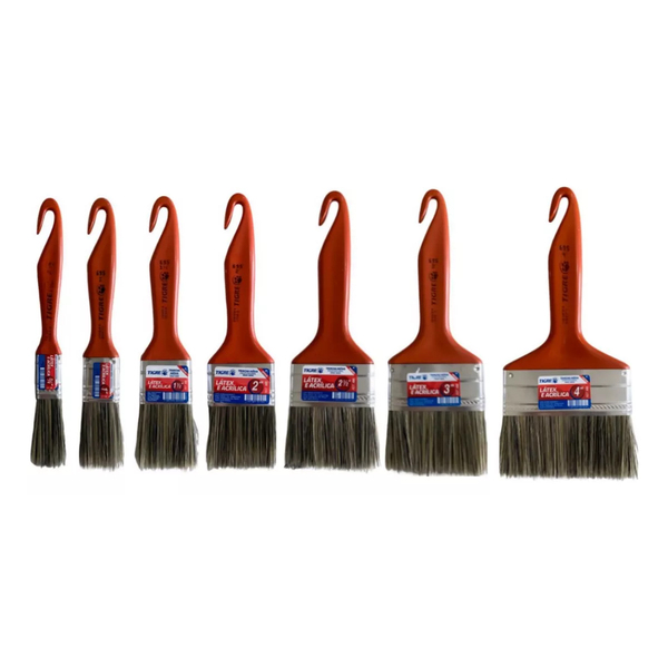 Trincha Pincel Vários Tamanhos Pintura Látex Acrílica Tigre