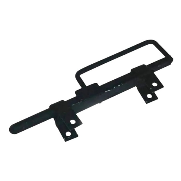 Trinco Cavalo C/ Alça Para Portão E Porteira Aço Preto 280mm