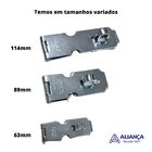 Trinco Com Cadeado 20mm De Gaveta Armário 63mmx25mm Aliança Z