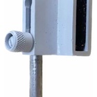 Trinco De Pressão Para Porta De Vidro 8 A 10mm Branco