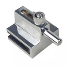 Trinco De Pressão Para Porta De Vidro 8 A 10mm Cromado
