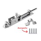 Trinco Ferrolho 15cm Cromado União Mundial