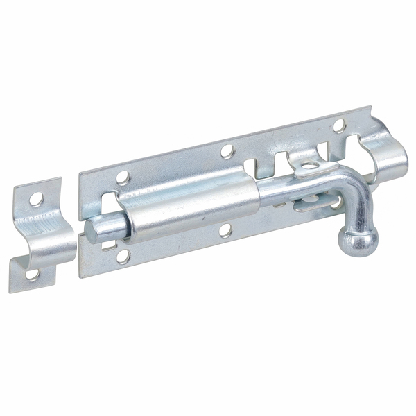 Trinco Ferrolho Redondo Aço Zincado 4"  1 peça