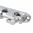 Trinco Ferrolho Redondo Latão Cromado 50xcm 1 peça